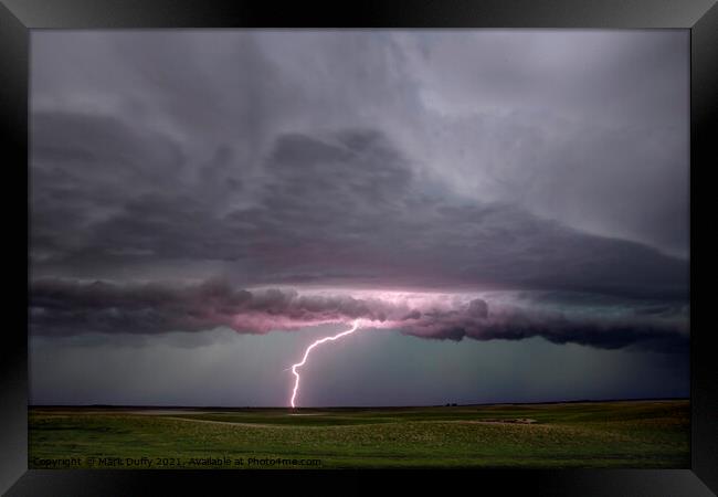 Summer Storm Canada Framed Print by Mark Duffy