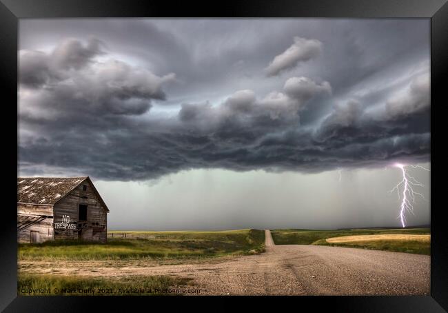 Summer Storm Canada Framed Print by Mark Duffy