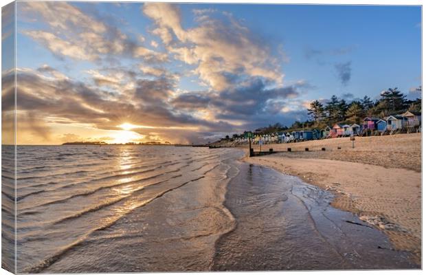 Sunrise over Wells beach  Canvas Print by Gary Pearson