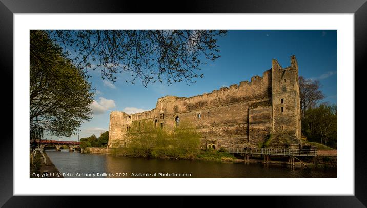 Newark Castle Framed Mounted Print by Peter Anthony Rollings