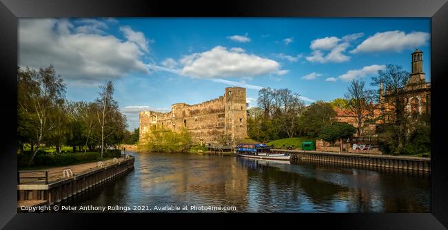 Newark Castle Framed Print by Peter Anthony Rollings