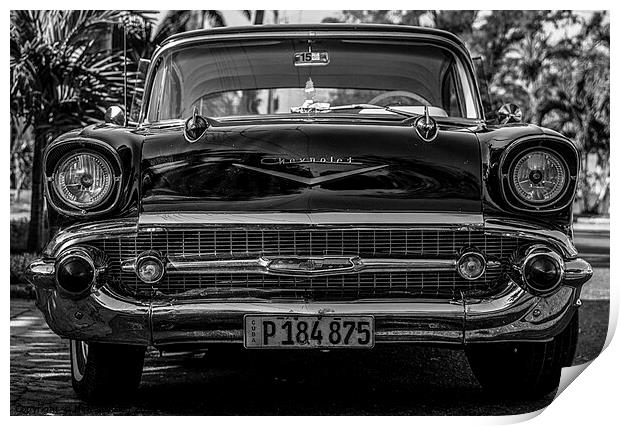 Vintage Chevrolet in Havana, Cuba Print by Dirk Seyfried