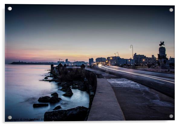Dawn over Havana, Cuba Acrylic by Dirk Seyfried