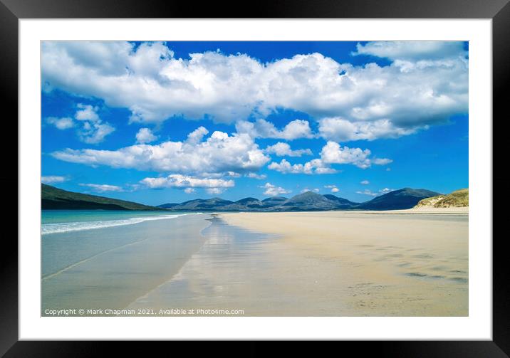 Luskentyre Beach, Isle of Harris, Scotland Framed Mounted Print by Photimageon UK