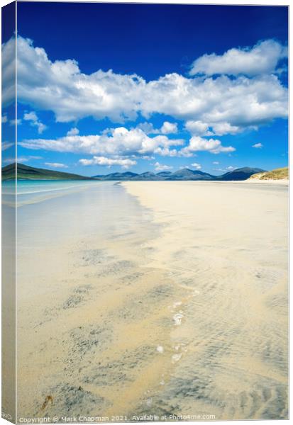 Luskentyre beach, Isle of Harris, Scotland Canvas Print by Photimageon UK