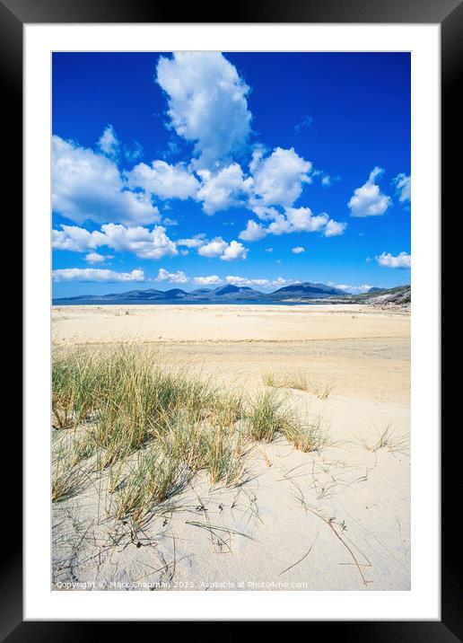 Traigh Rosamol Beach, Luskentyre, Isle of Harris, Scotland Framed Mounted Print by Photimageon UK
