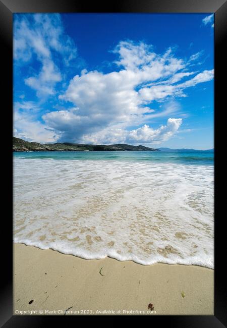Sand, surf and sea, Hushinish Beach, Isle of Harris Framed Print by Photimageon UK