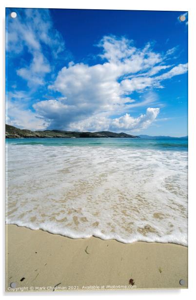 Sand, surf and sea, Hushinish Beach, Isle of Harris Acrylic by Photimageon UK
