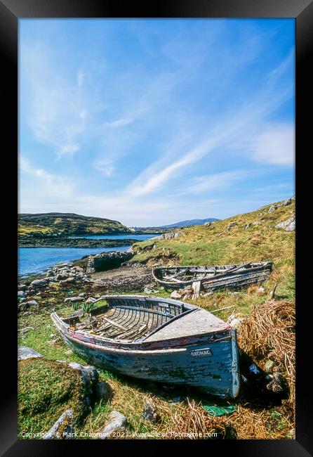Ruined old boats, Isle of Harris Framed Print by Photimageon UK