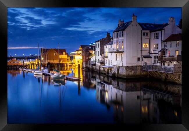 Whitby north Yorkshire Framed Print by chris smith