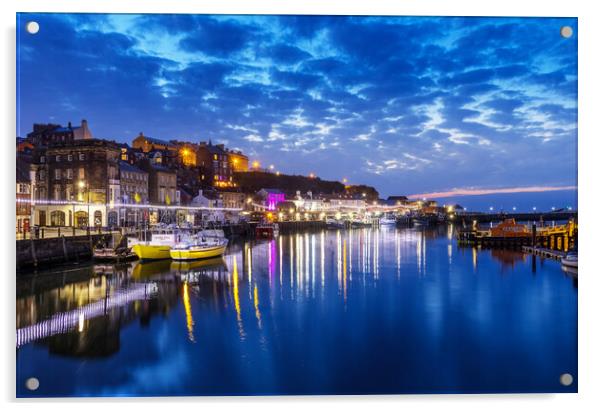 Whitby north Yorkshire Acrylic by chris smith