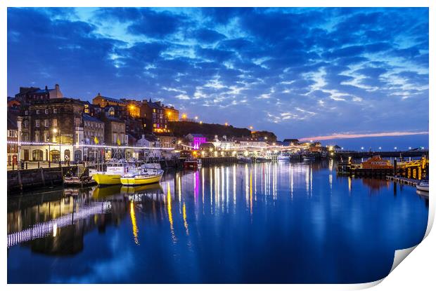 Whitby north Yorkshire Print by chris smith