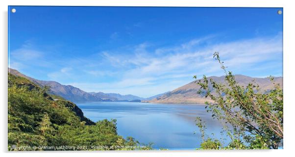 Lake Taupo, New Zealand Acrylic by Graham Lathbury