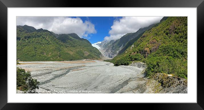 Franz Josef Glacier, New Zealand Framed Mounted Print by Graham Lathbury