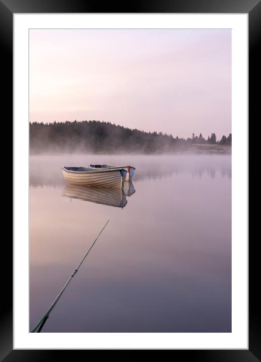 Tranquil Reflections at Loch Rusky Framed Mounted Print by Stuart Jack