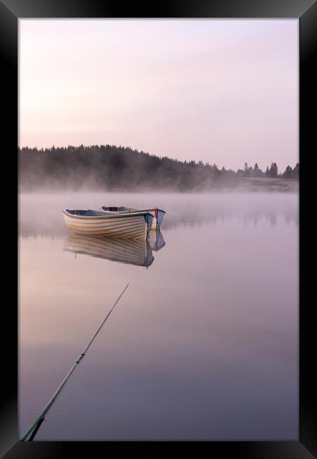 Tranquil Reflections at Loch Rusky Framed Print by Stuart Jack