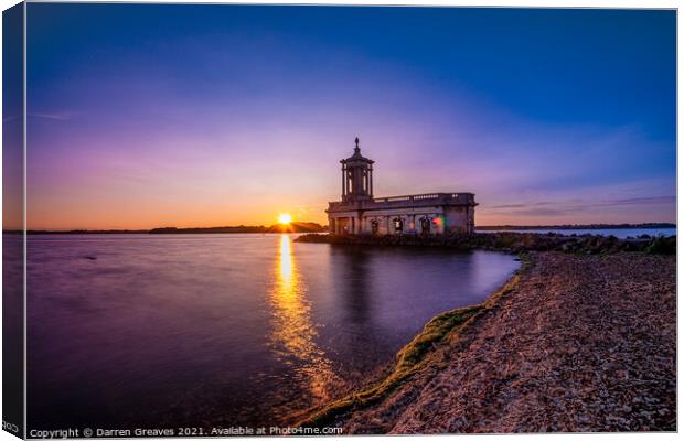 Normanton Church Canvas Print by Darren Greaves