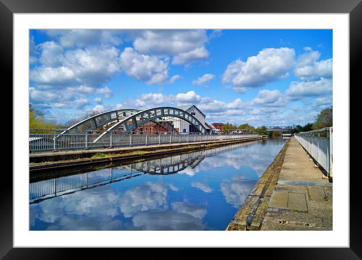 Stanley Ferry Aqueduct  Framed Mounted Print by Darren Galpin