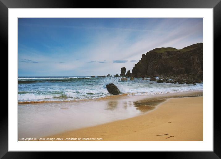 Tranquil Traigh Dhail Mhor  Framed Mounted Print by Kasia Design