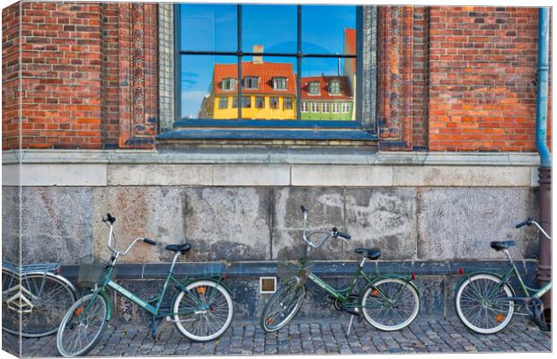 Copenhagen, Denmark, Typical Danish architecture  Canvas Print by Elijah Lovkoff
