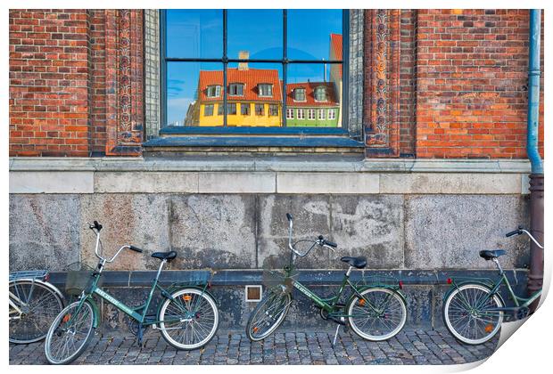 Copenhagen, Denmark, Typical Danish architecture  Print by Elijah Lovkoff