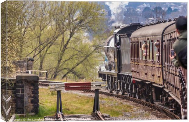 Keighley and Worth Valley Railway trip Canvas Print by Phil Longfoot