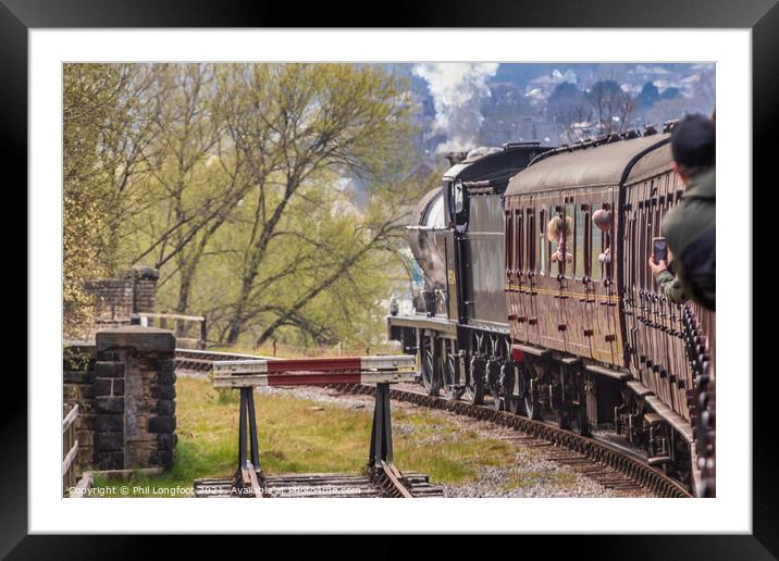 Keighley and Worth Valley Railway trip Framed Mounted Print by Phil Longfoot
