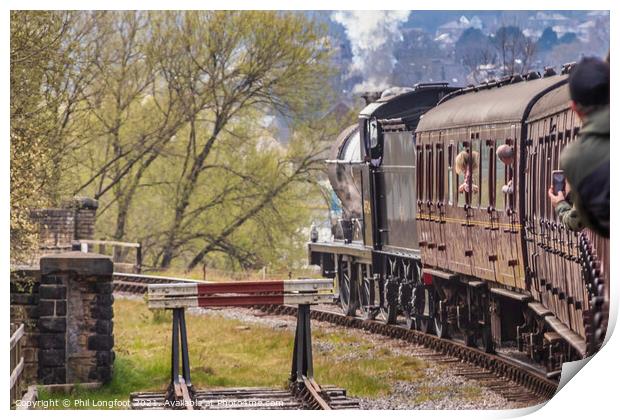 Keighley and Worth Valley Railway trip Print by Phil Longfoot