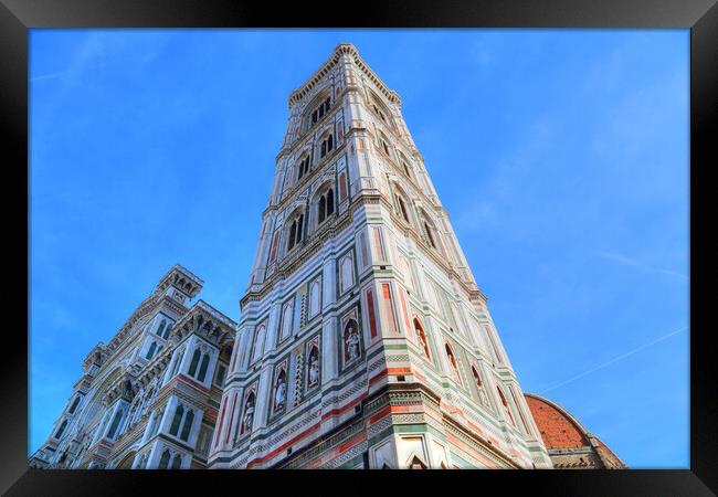 Landmark Duomo Cathedral in Florence Framed Print by Elijah Lovkoff