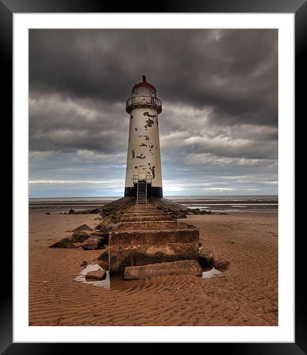 Talacre Lighthouse Framed Mounted Print by Gail Johnson