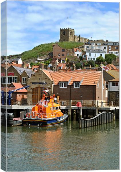 The Whitby Lifeboat Canvas Print by graham young