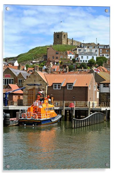 The Whitby Lifeboat Acrylic by graham young
