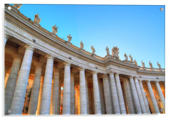 St. Peter's Basilica Acrylic by Elijah Lovkoff