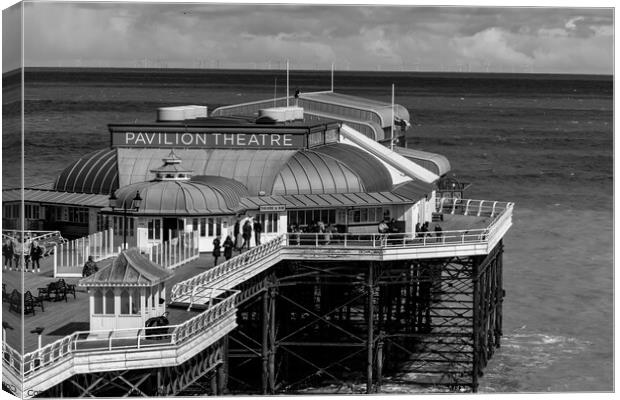 The Pavilion Theater on Cromer Pier Canvas Print by Chris Yaxley