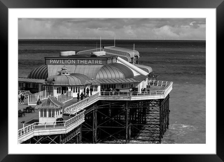 The Pavilion Theater on Cromer Pier Framed Mounted Print by Chris Yaxley