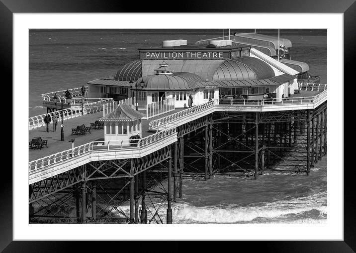 The Victorian era pier in Cromer, North Norfolk Framed Mounted Print by Chris Yaxley