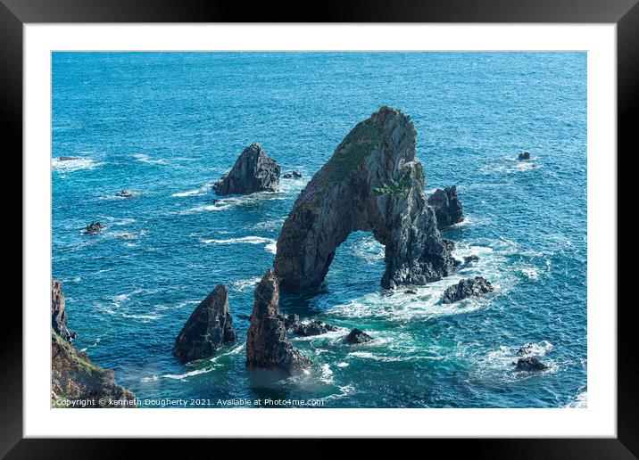 Crohy Arch Framed Mounted Print by kenneth Dougherty