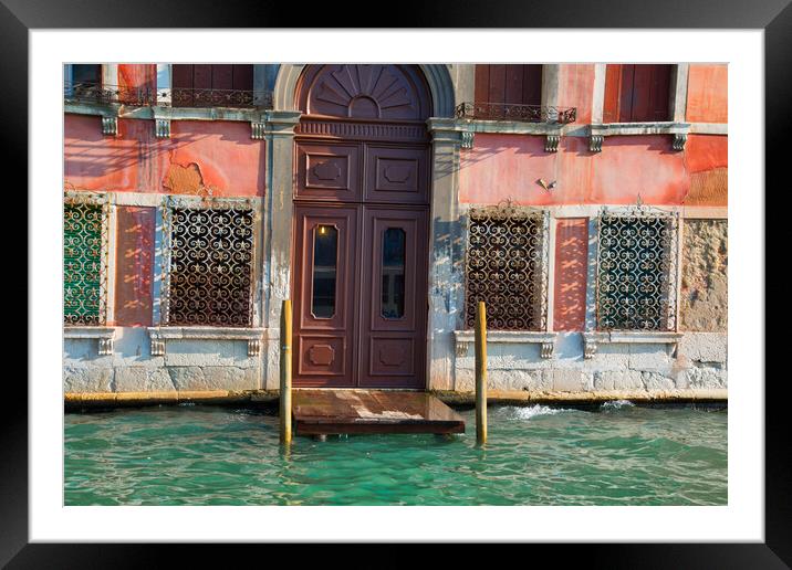 Venice streets near Saint Marco square Framed Mounted Print by Elijah Lovkoff