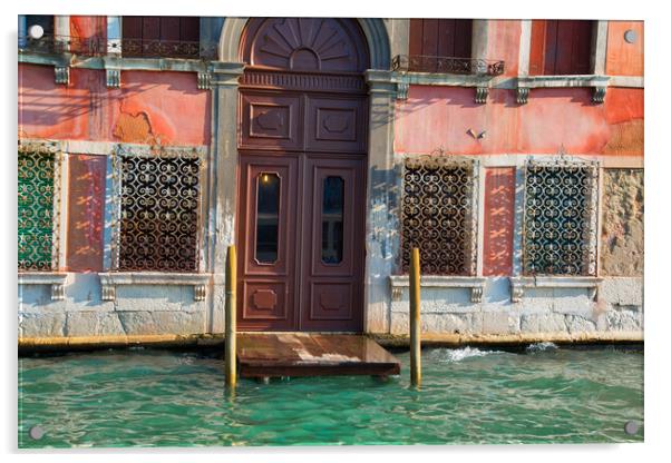 Venice streets near Saint Marco square Acrylic by Elijah Lovkoff