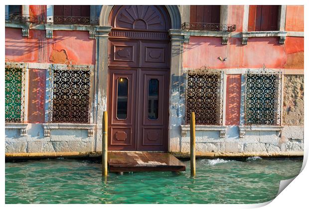 Venice streets near Saint Marco square Print by Elijah Lovkoff