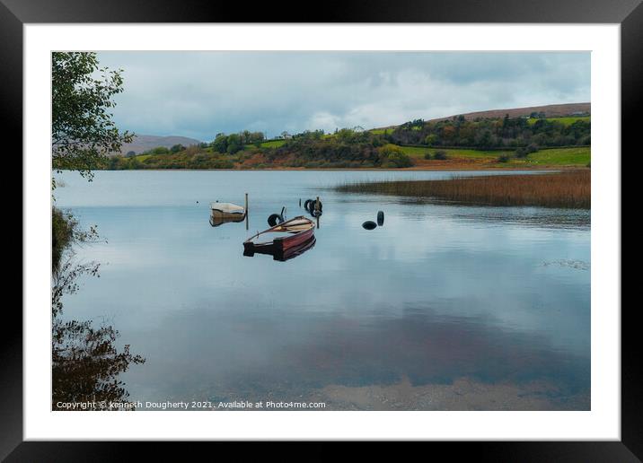 Lough Gartan Framed Mounted Print by kenneth Dougherty