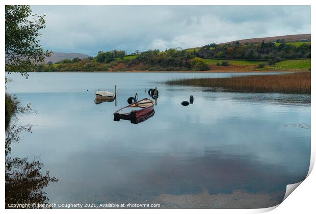 Lough Gartan Print by kenneth Dougherty