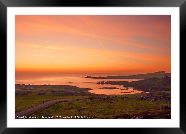 Sky cloud Framed Mounted Print by kenneth Dougherty