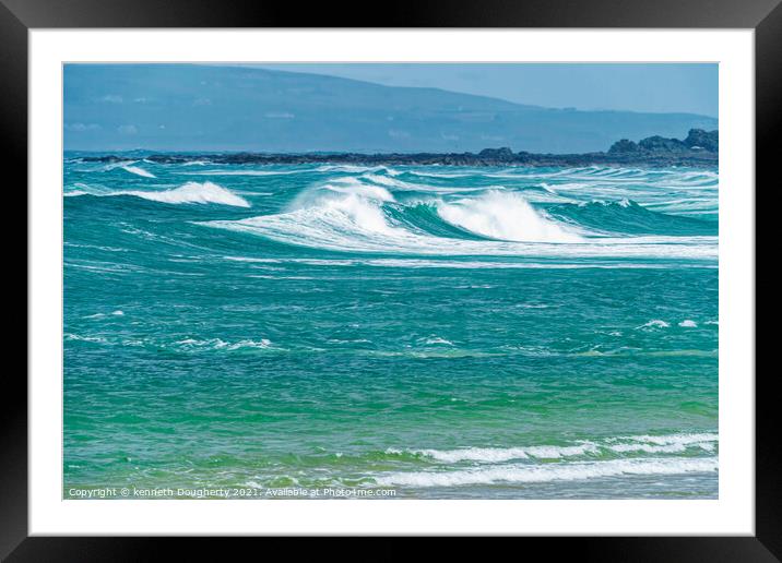 Pollan strand Framed Mounted Print by kenneth Dougherty