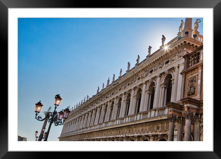 Venice Saint Marco Square Framed Mounted Print by Elijah Lovkoff