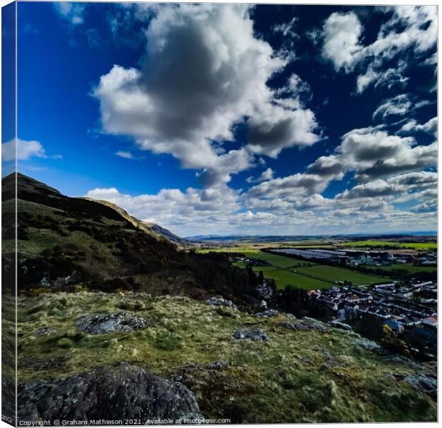 Clouds  Canvas Print by Graham Mathieson