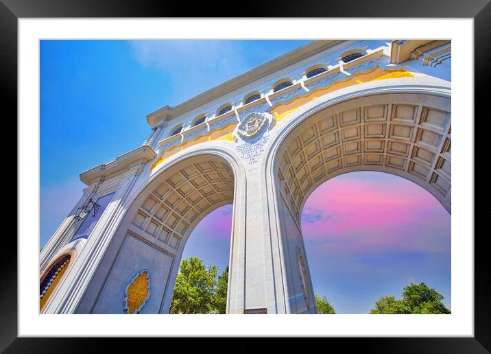 The Famous Arches of Guadalajara Framed Mounted Print by Elijah Lovkoff
