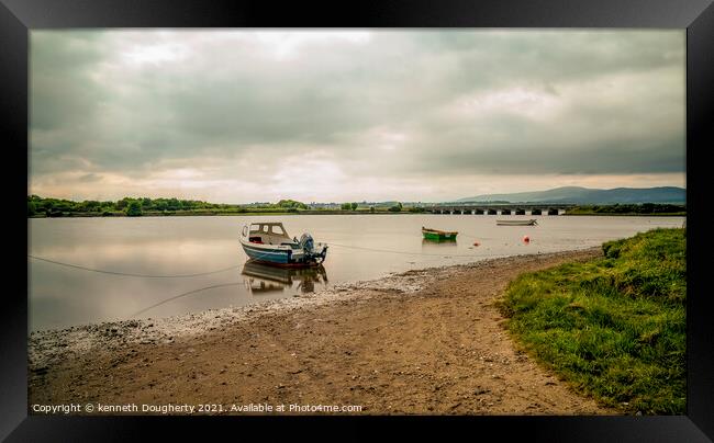 The moorings Framed Print by kenneth Dougherty