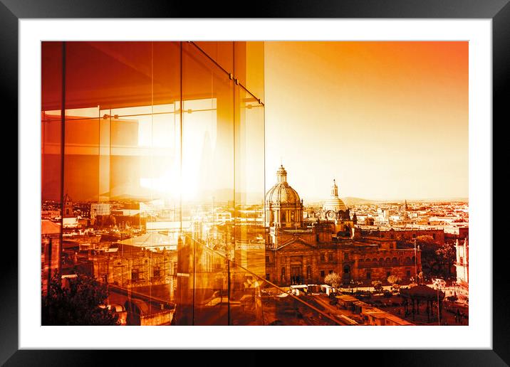 Guadalajara Cathedral (Cathedral of the Assumption of Our Lady) Framed Mounted Print by Elijah Lovkoff