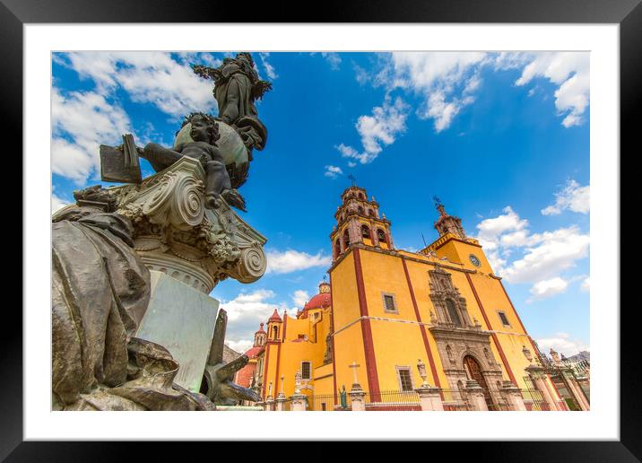 Guanajuato, Basilica of Our Lady of Guanajuato Framed Mounted Print by Elijah Lovkoff